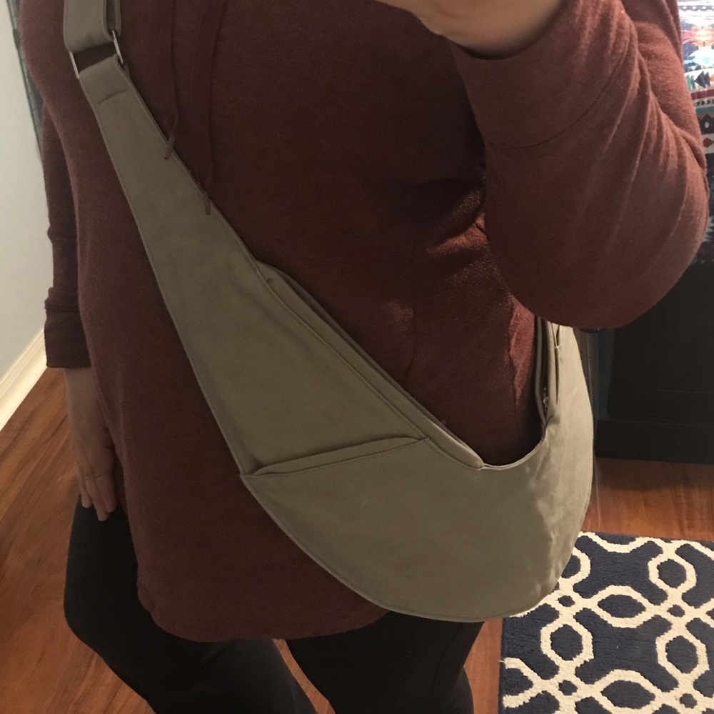 Sash Bag gray cloth